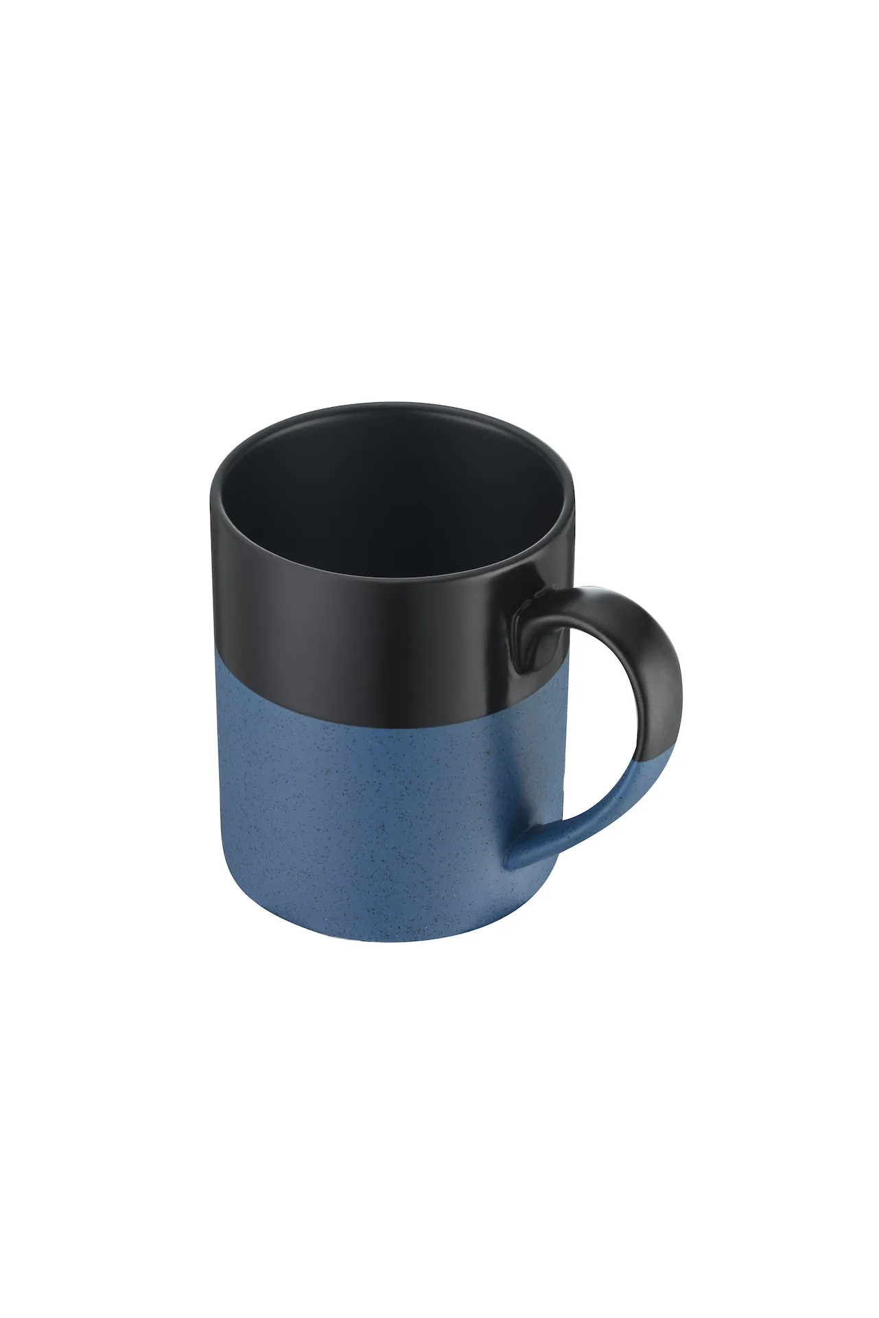 15oz Two-tone Speckled and Glazed Ceramic Mug