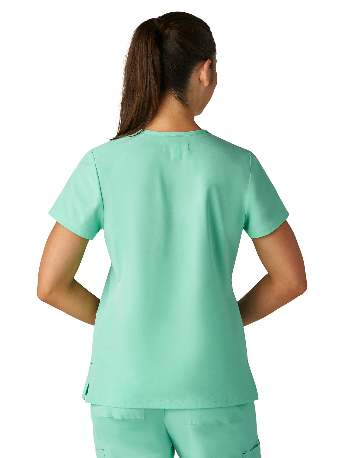 koi - Basics - Women's Four-Pocket Stretch V-Neck Becca Top 33