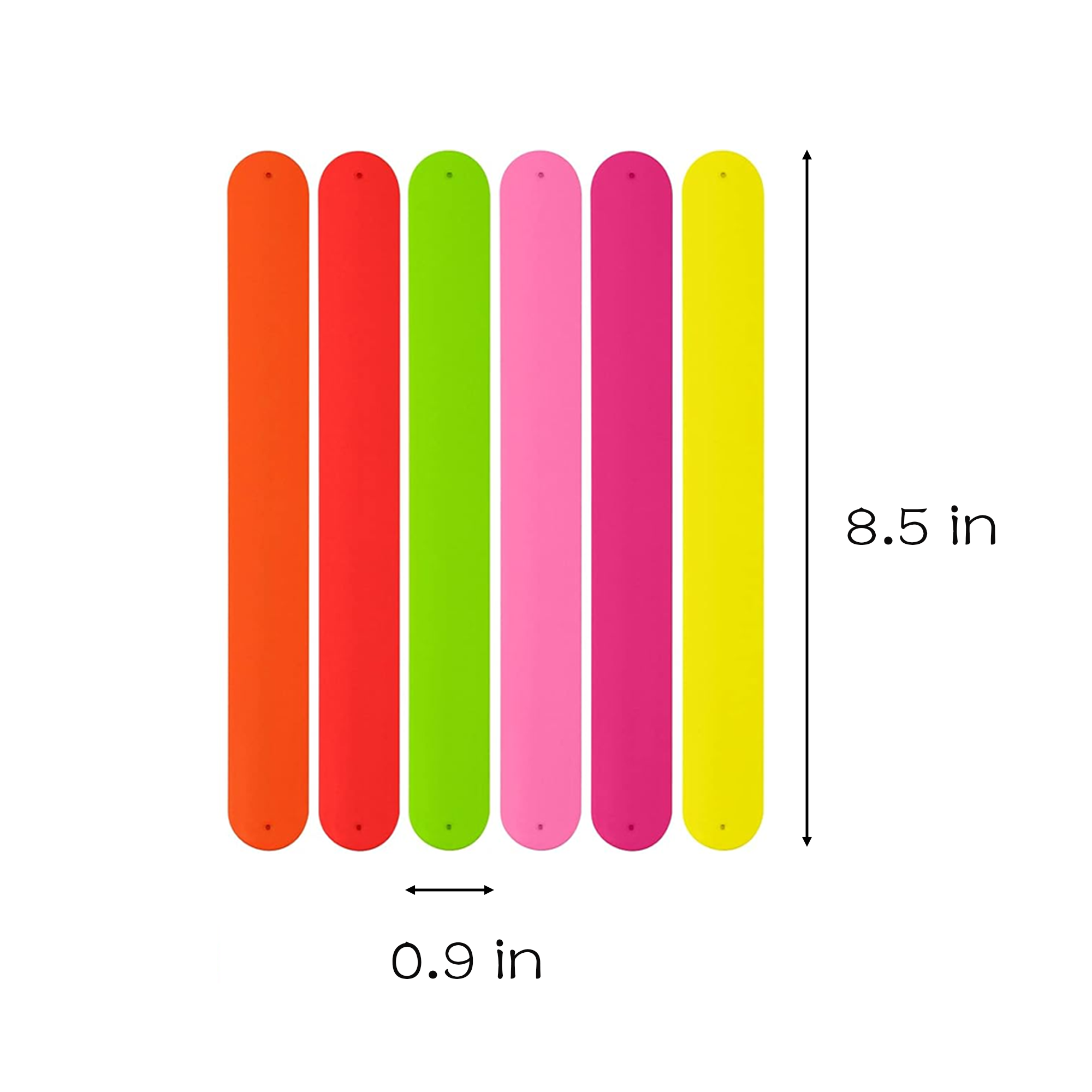 Color Customized Silicone Slap Bracelet 4