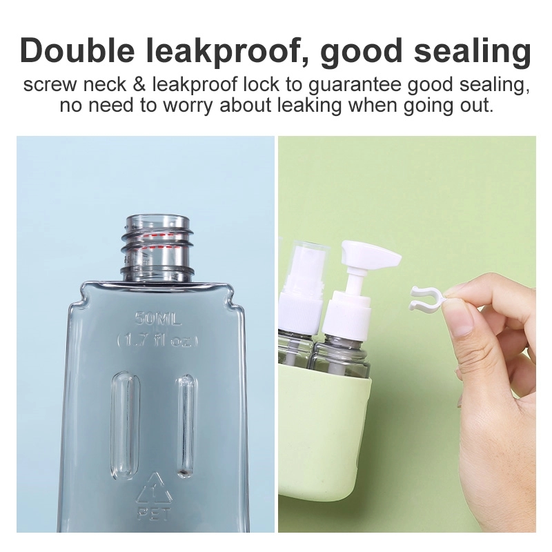 4 in 1 Refillable Travel Bottle Kit & Toiletry Container 10