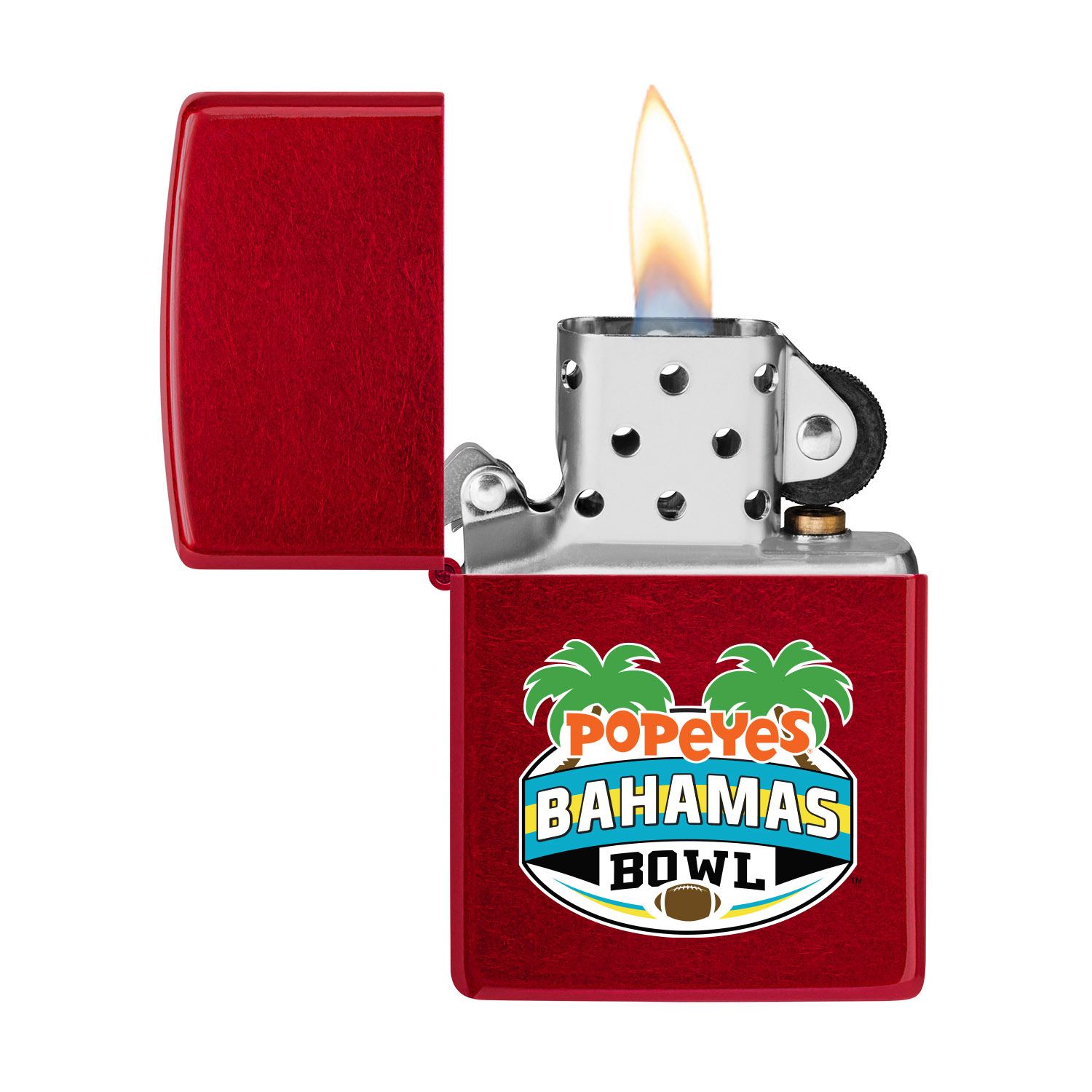 Windproof Lighter Classic Candy Apple Red