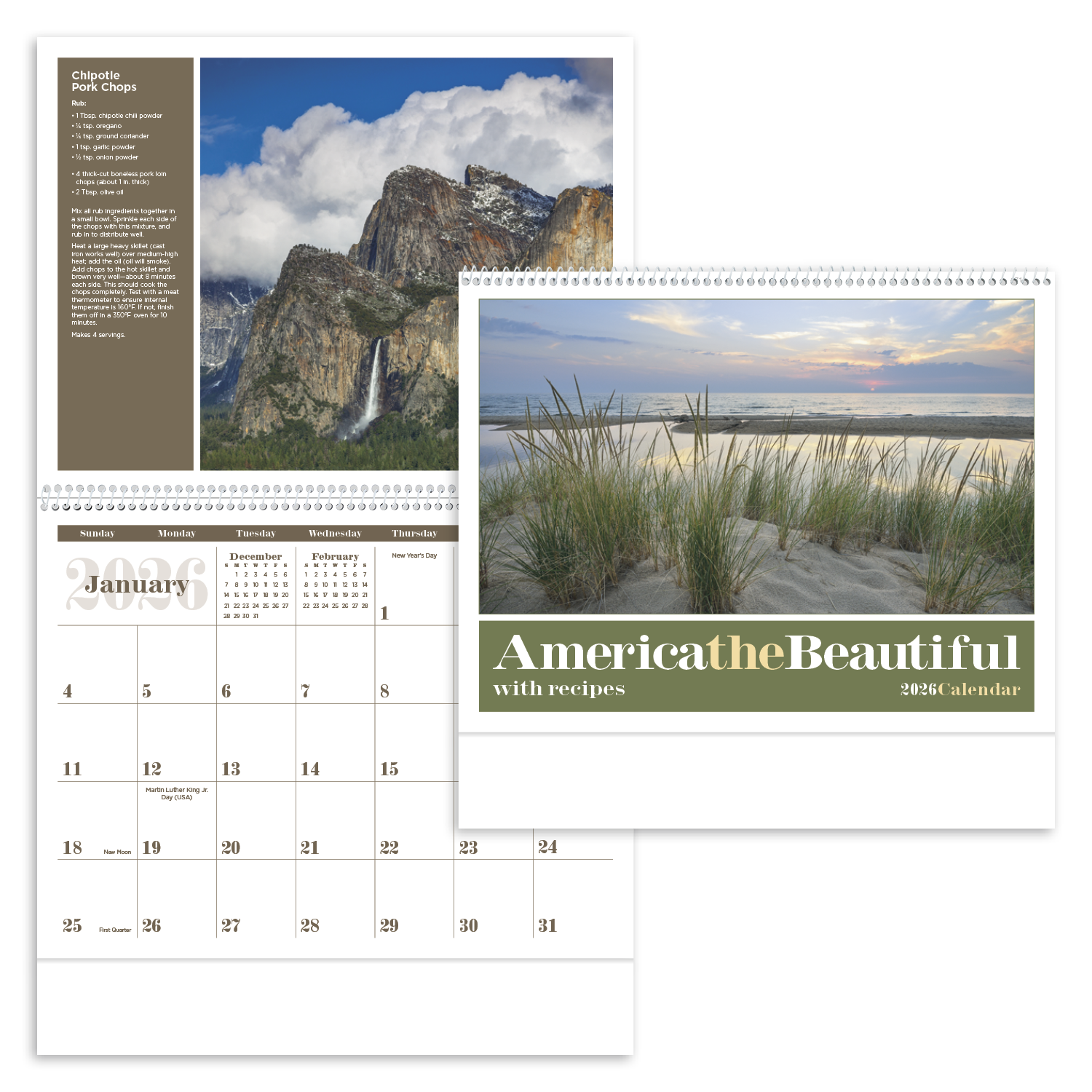Triumph® Calendars America the Beautiful with Recipes Calendar 22