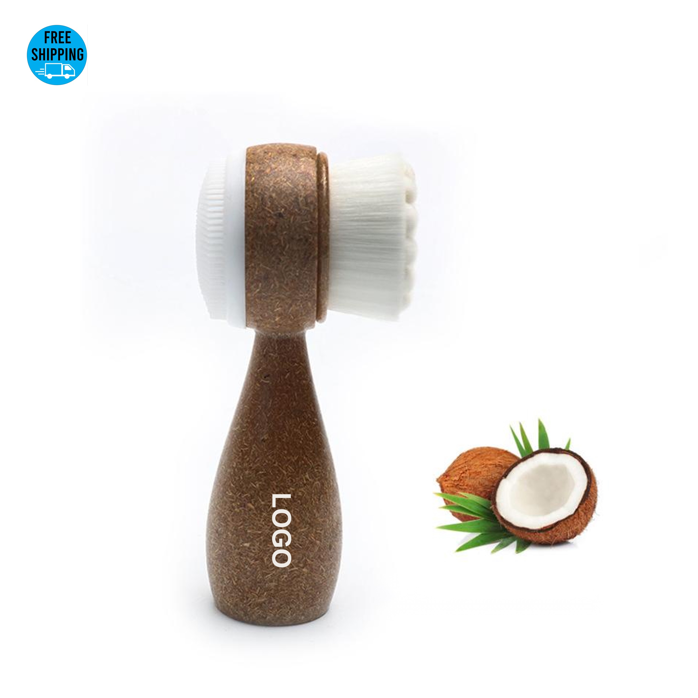 Coconut Facial Cleansing Brush 3