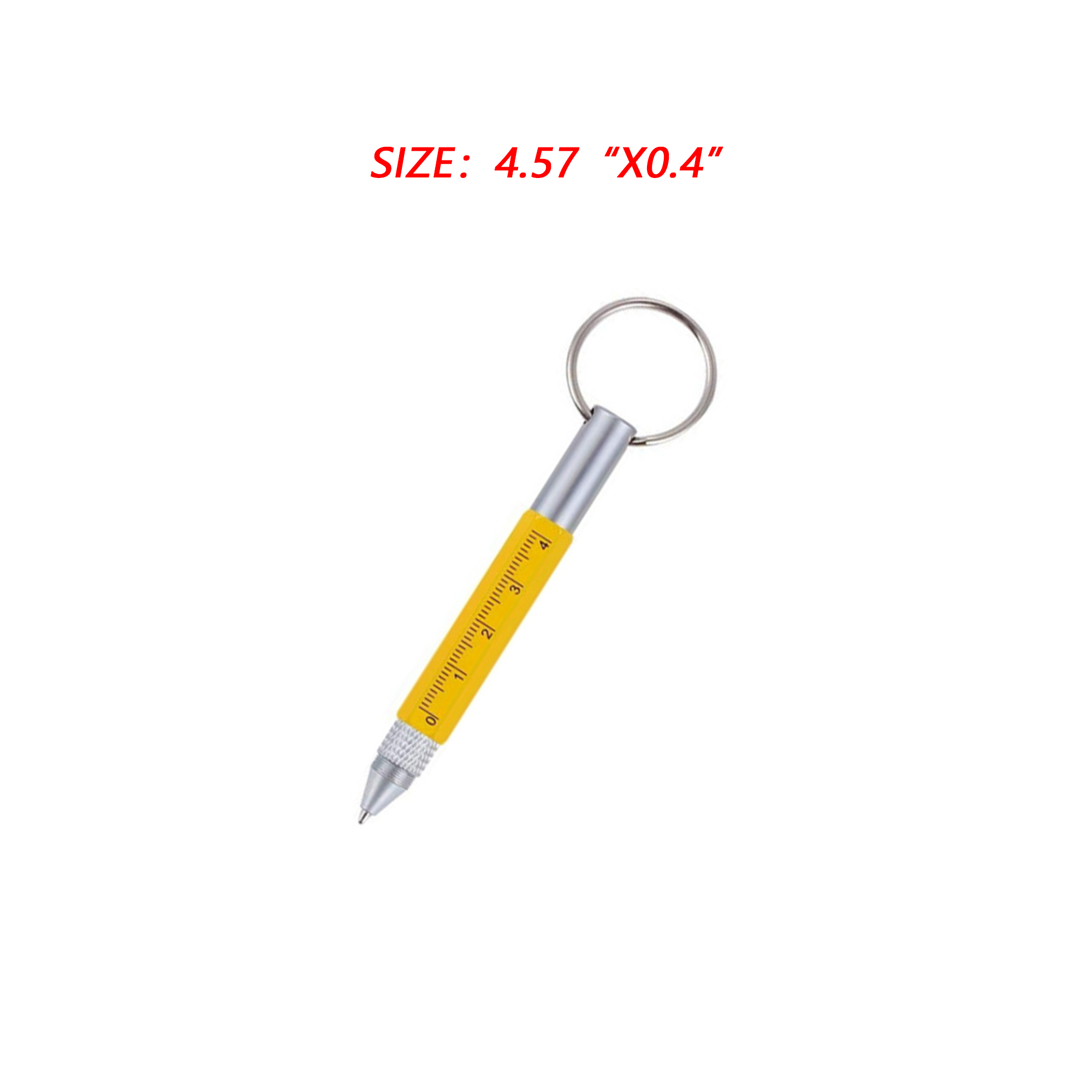 MOQ 100pcs Customizable 6 in 1 Multifunctional Tool Pen 4