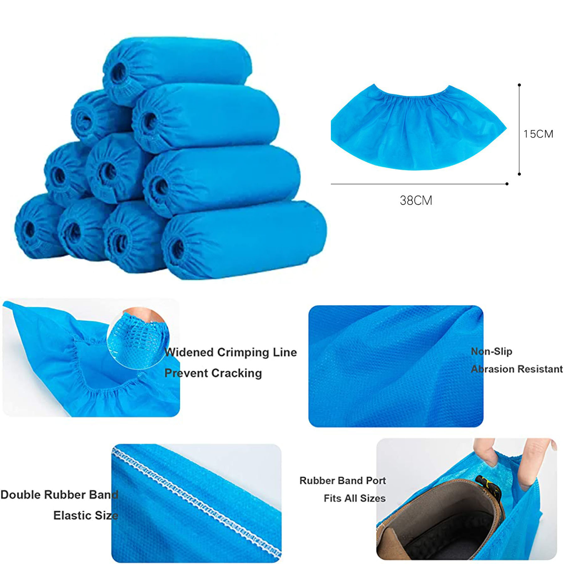 30 GSM Non-woven Shoe Covers 2