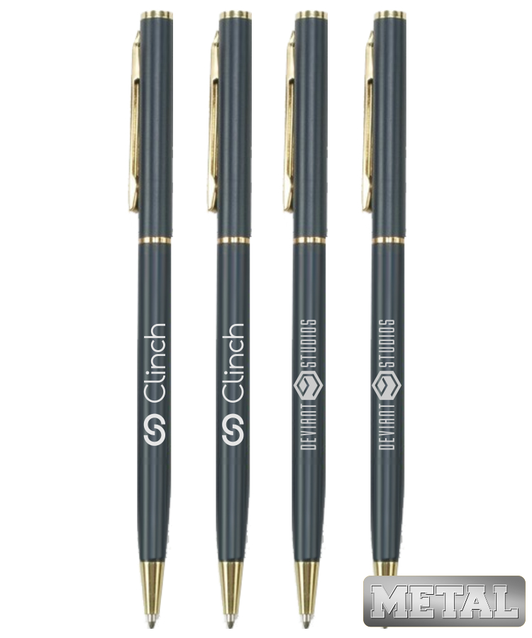 Union Printed, Promotional "Remarkable" Metal Twist Pen 1