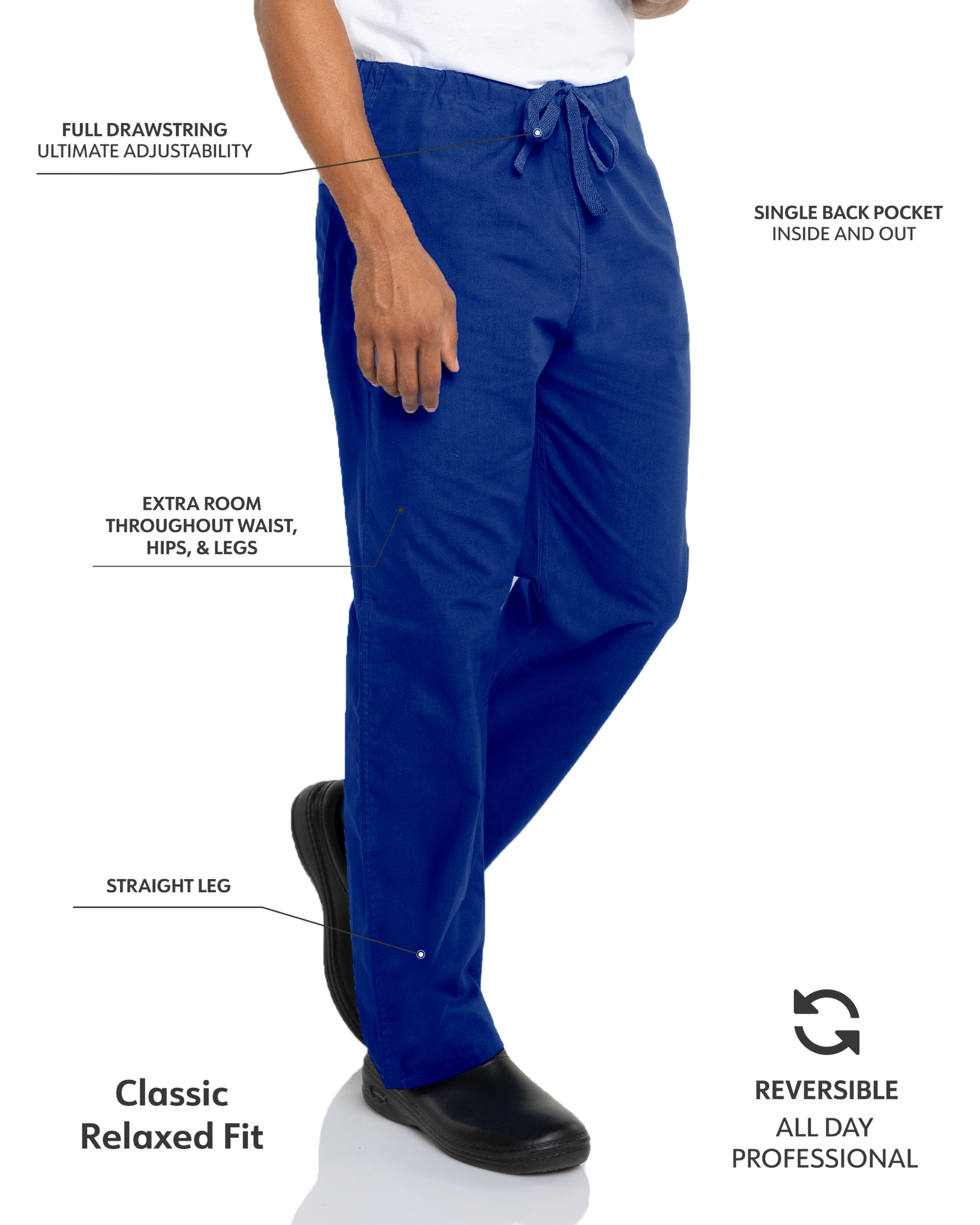 Landau - Essentials - Unisex One-Pocket Reversible High-Rise Waist Pant 8