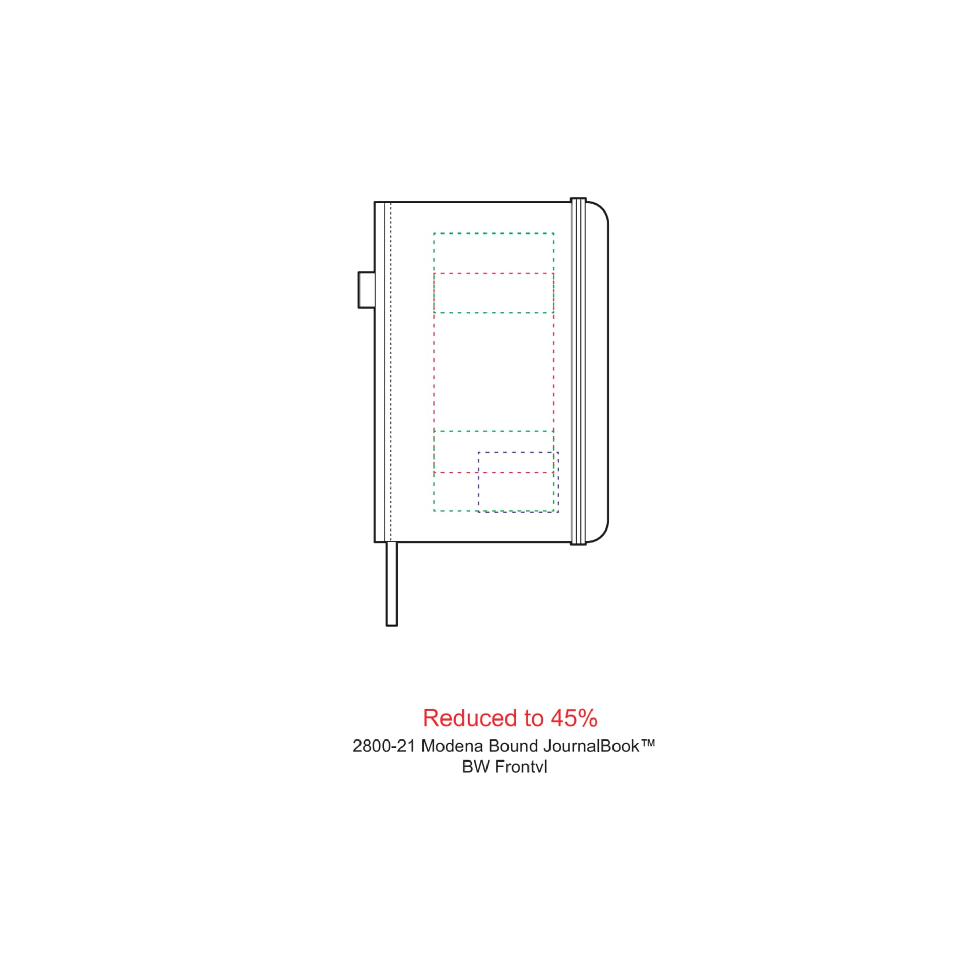 FSC® Mix 5.5" x 8.5" Modena Bound Journal 34