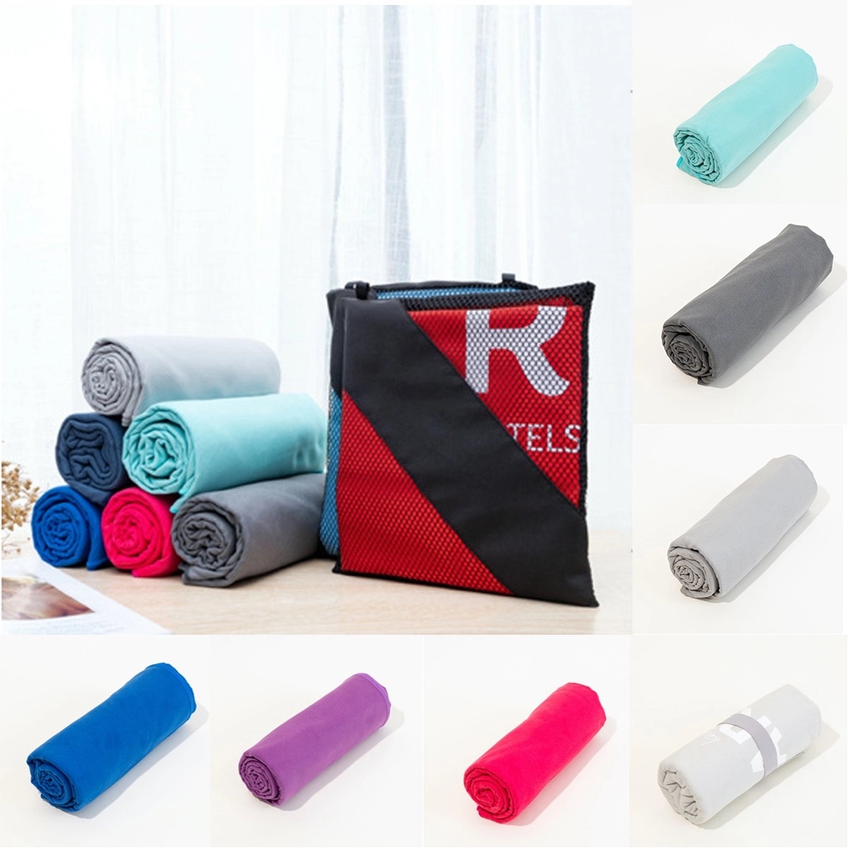Sports Microfiber Quick Dry Pocket Towel 8