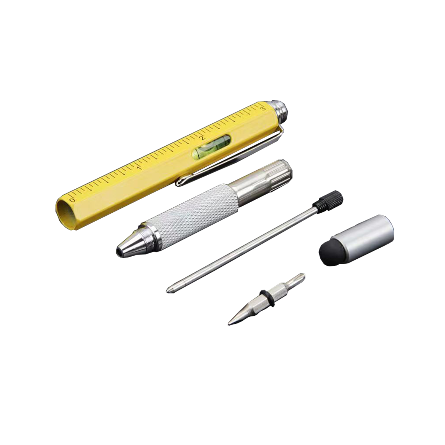 Multifunctional 6-in-1 metal tool pen 9