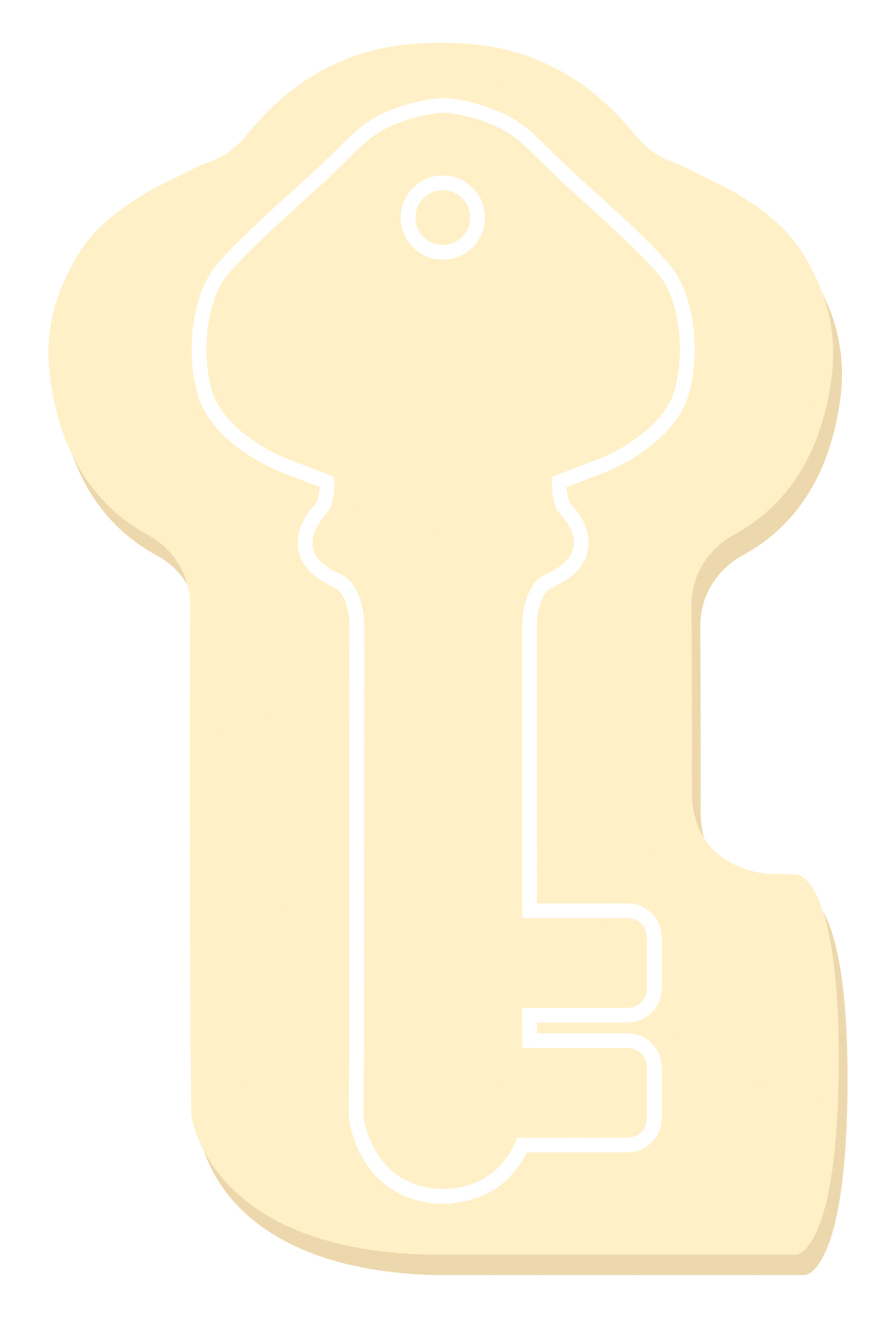 Souvenir® Sticky Note™ 4" x 6" Die Cut Pad, 25 sheet