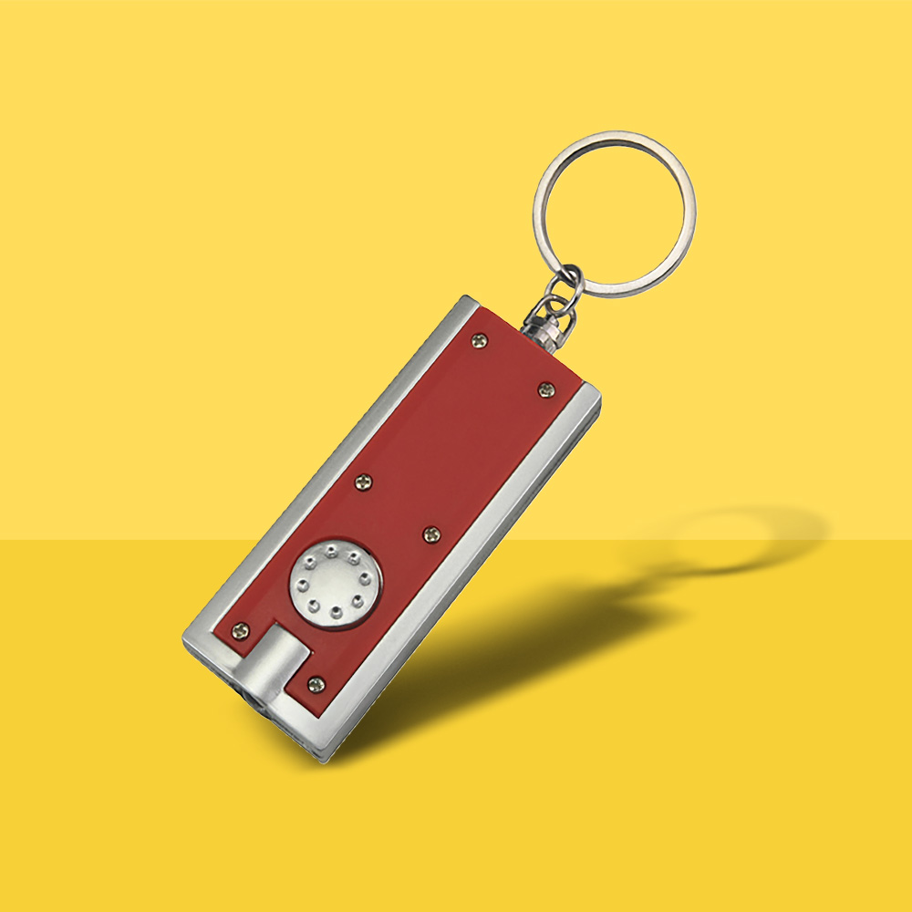 Custom Rectangle LED Light Keychains 1