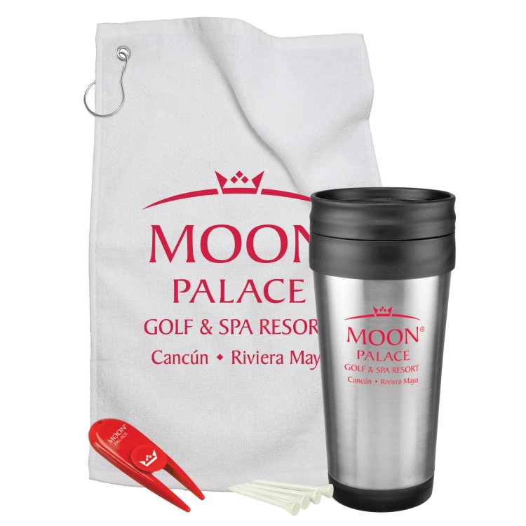 Steel Budget Tumbler Golf Gift Set