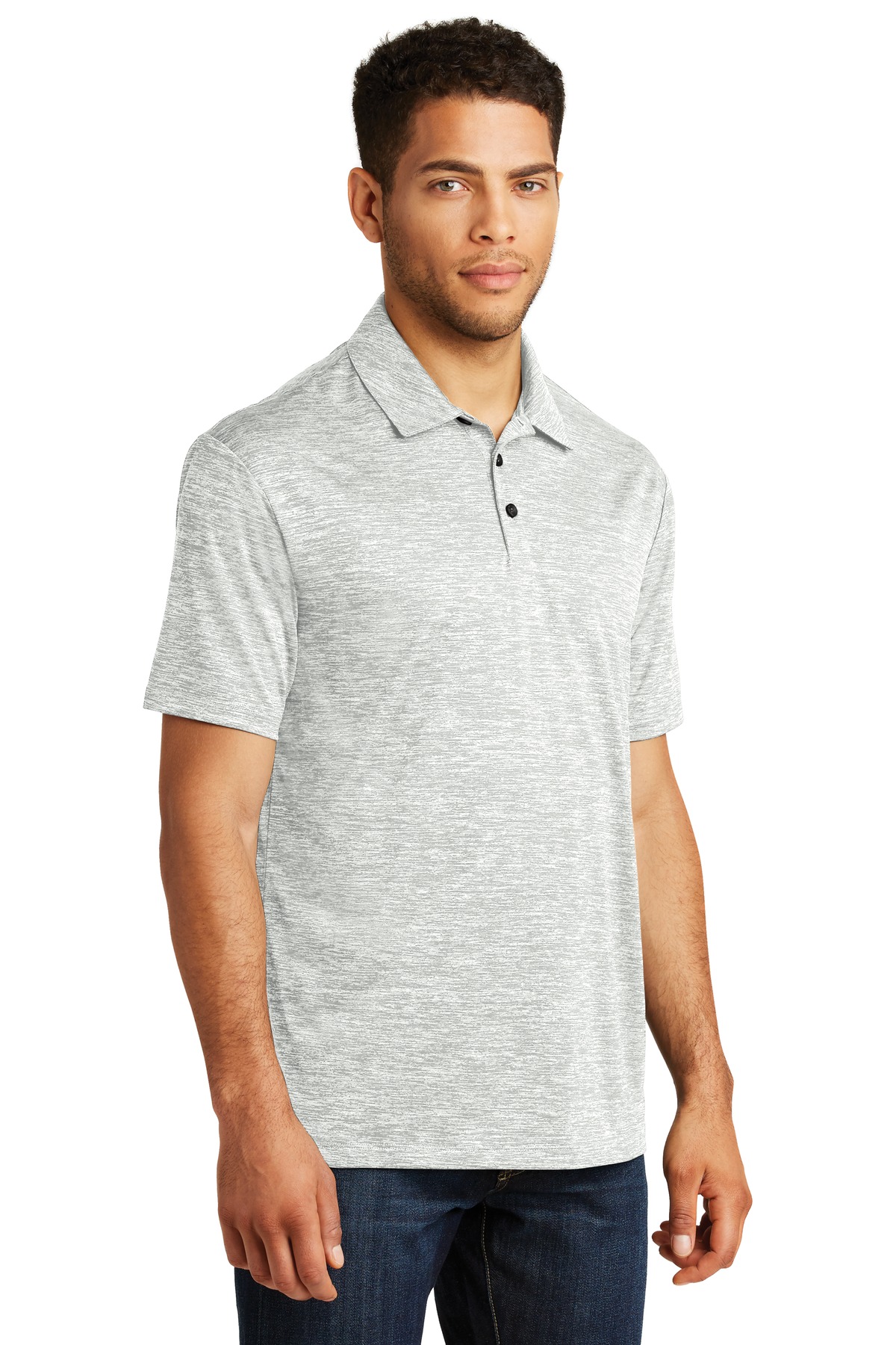 Sport-Tek PosiCharge Electric Heather Polo. ST590 40