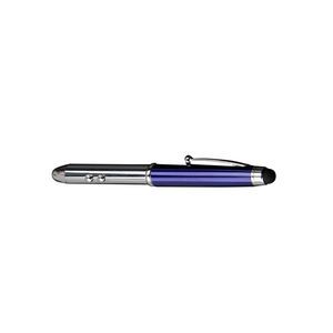 3 In 1 Stylus Tip Ballpoint Metal Pen With LED 3