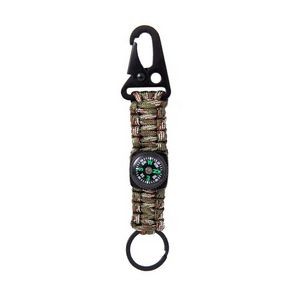 Handmade Paracord Survivor Rope Key Chain With Eagle Beak Carabiner 16