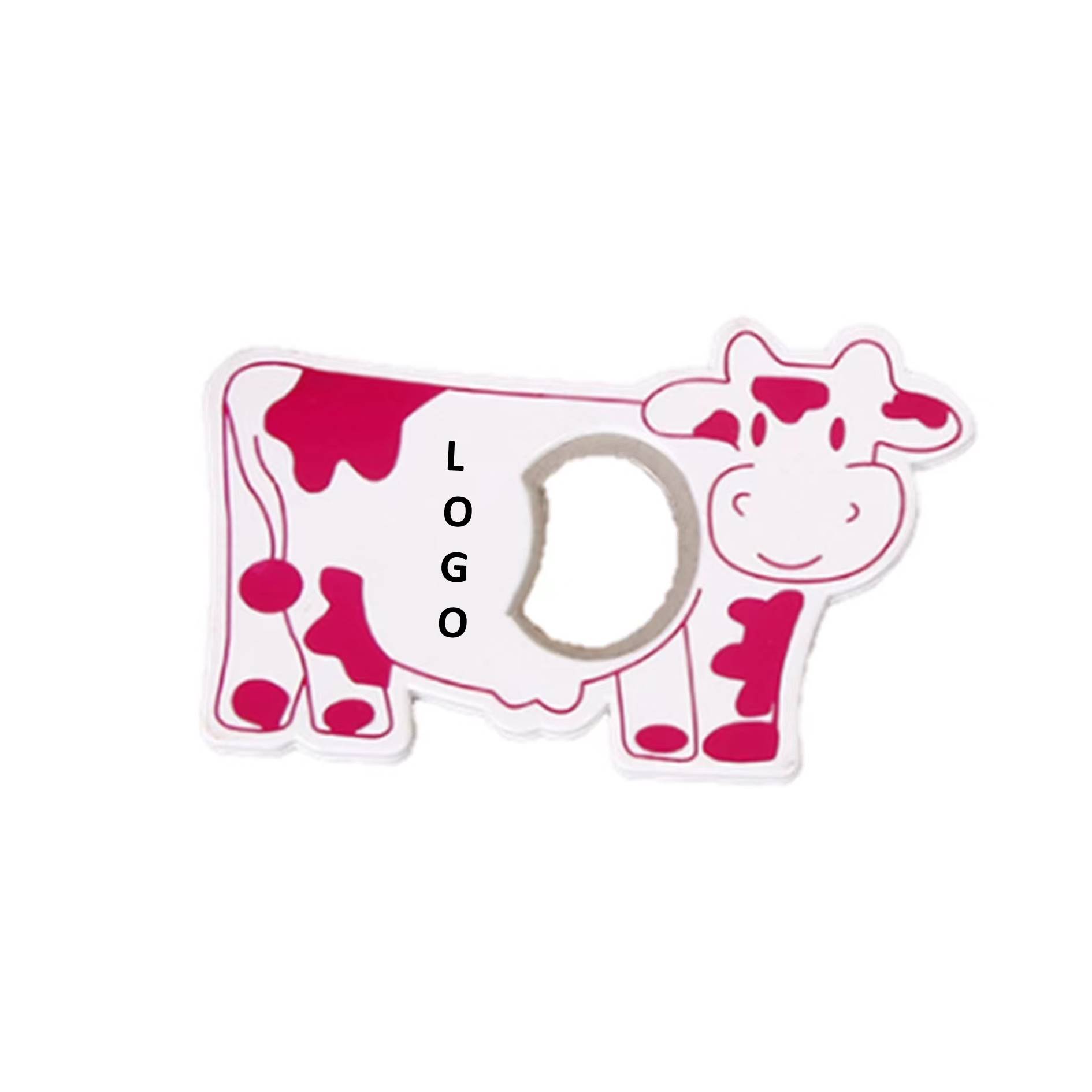 Creative Cow Shape Bottle Opener Fridge Magnet 3