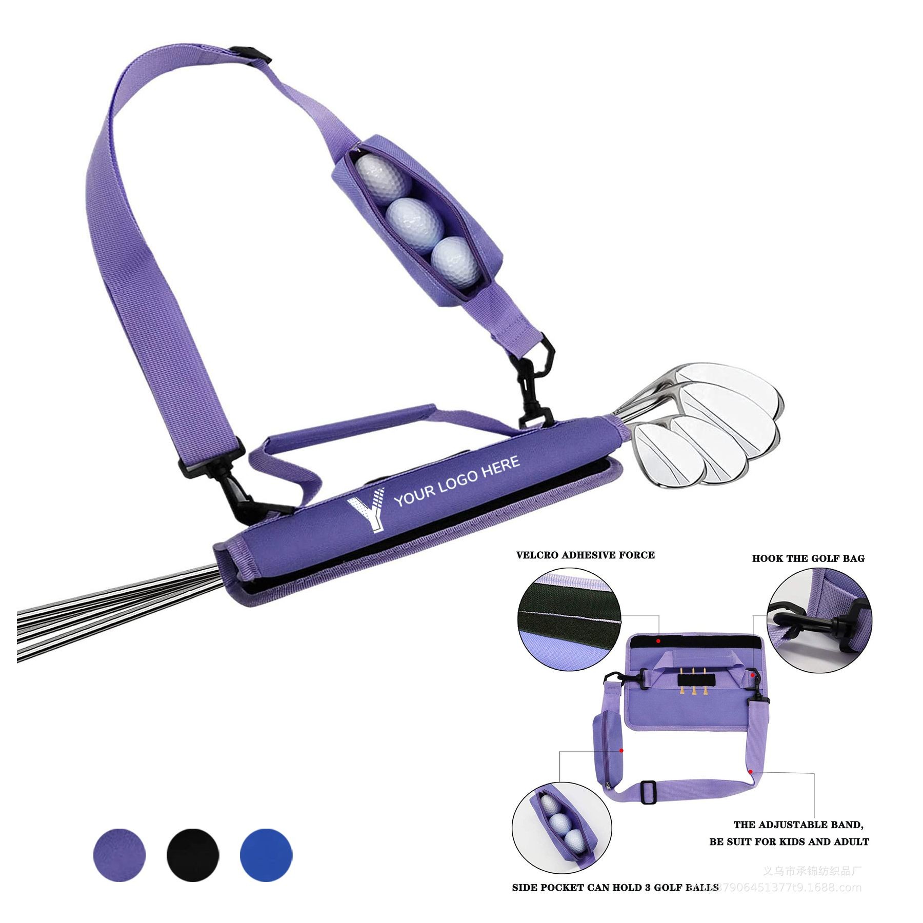 Lightweight Golf Club Carrier Bag