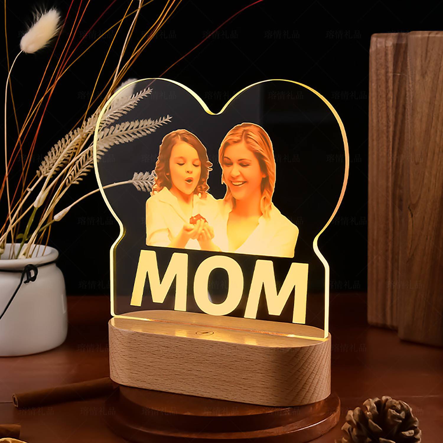 Customized Acrylic LED Night Light Ornament 4