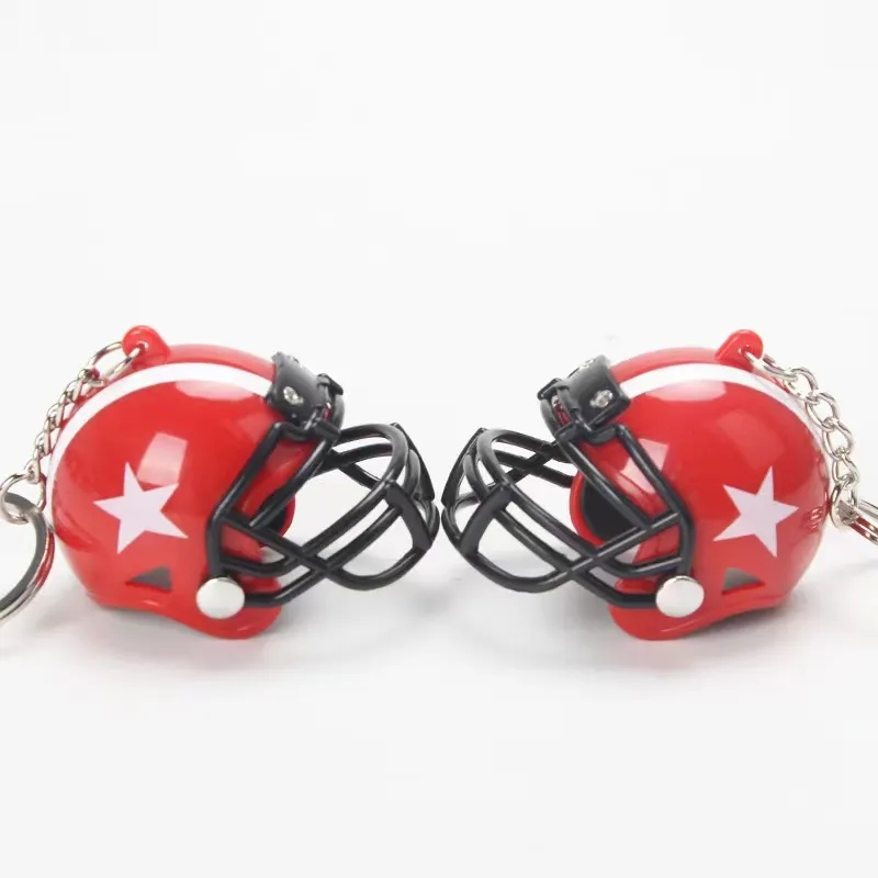 Mini Football Helmet Keychain 2
