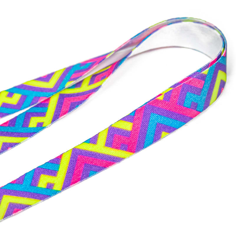 Fluorescent Neon Full Color Lanyards 12