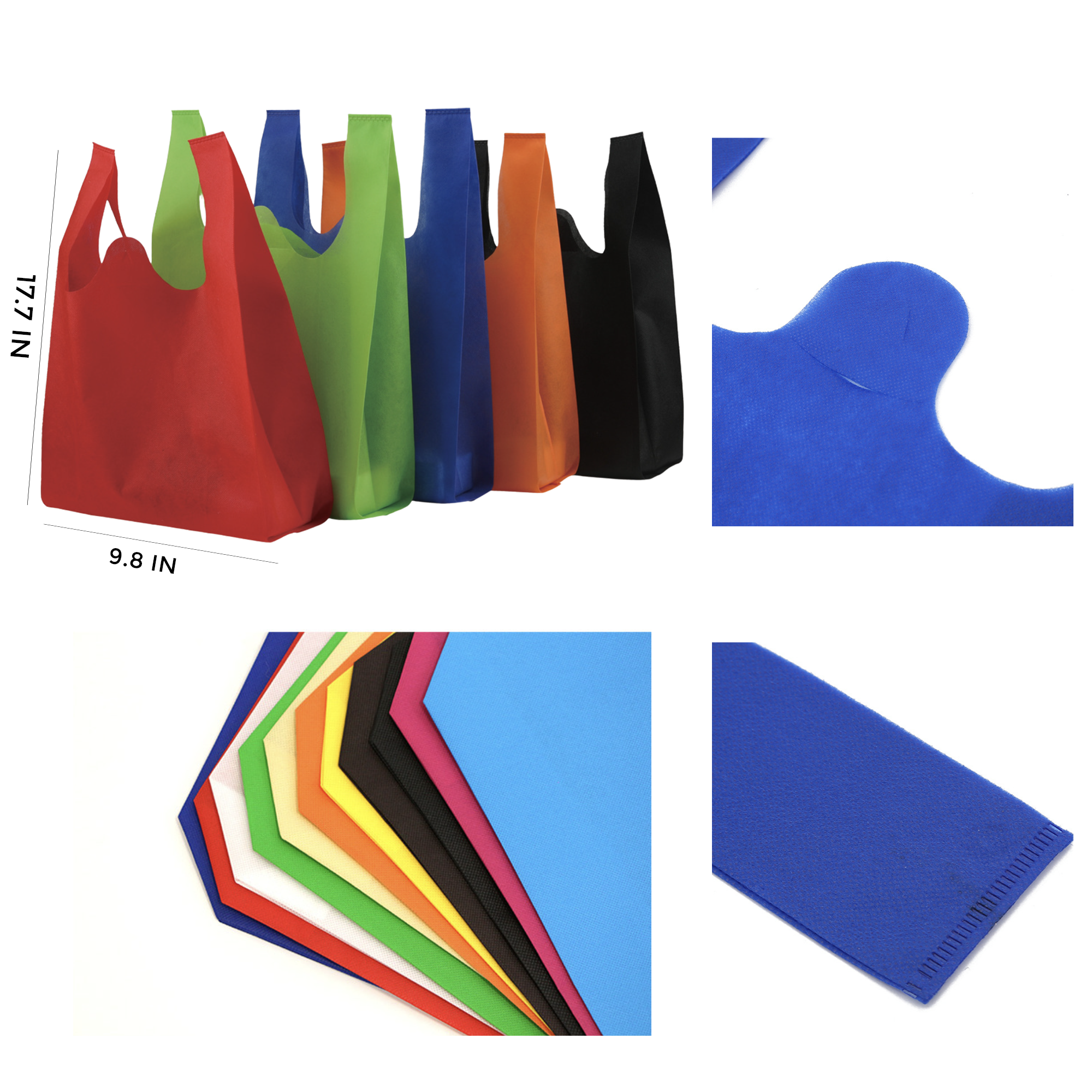 MOQ 10 PCS Stylish Non - woven Vest Bag 2