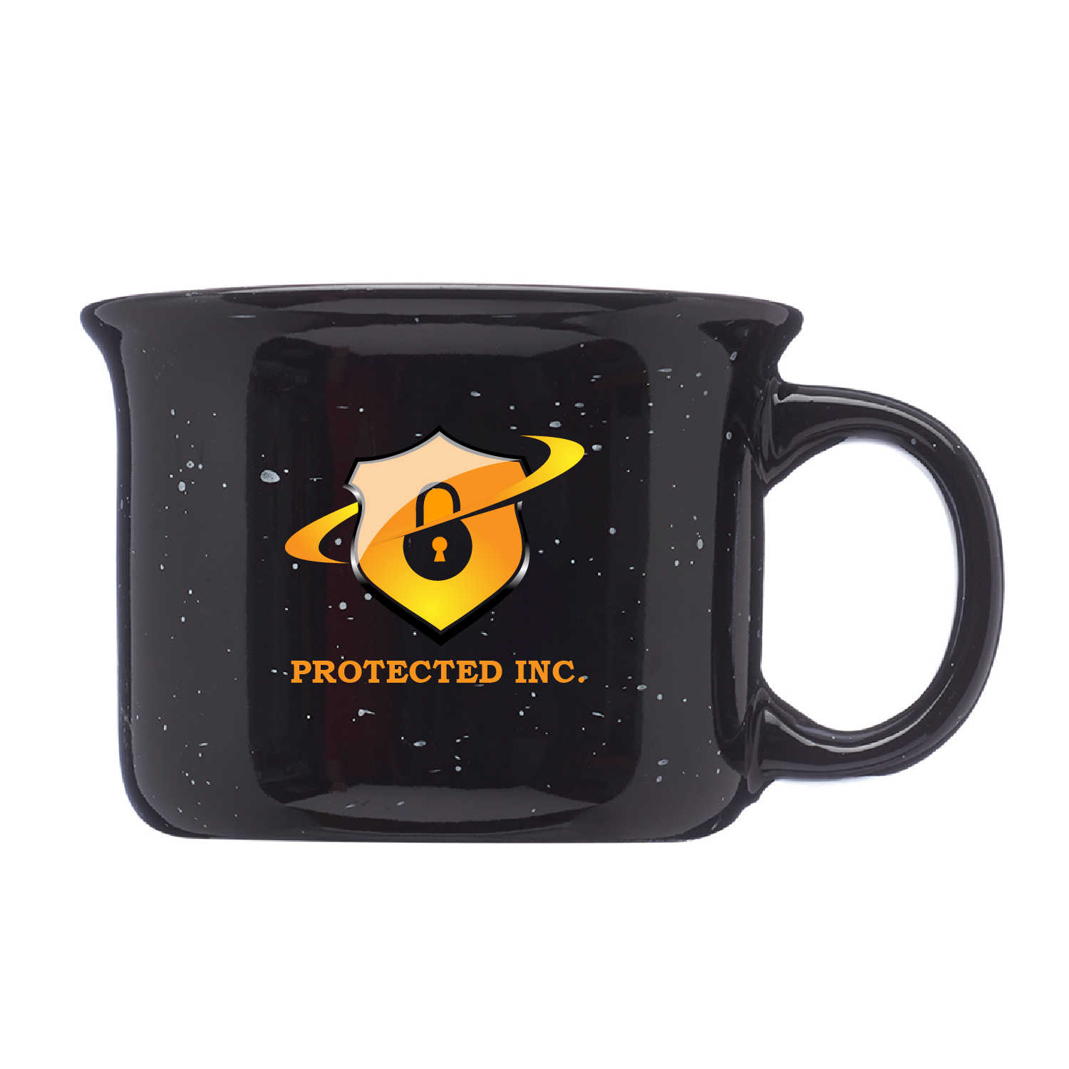 8 oz. Speckled Hearth Ceramic Mug (Full Color Imprint) 7