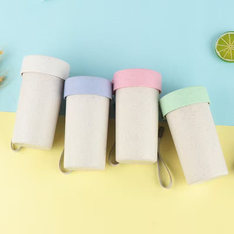 Custom Printed Wheat Straw Cup 2