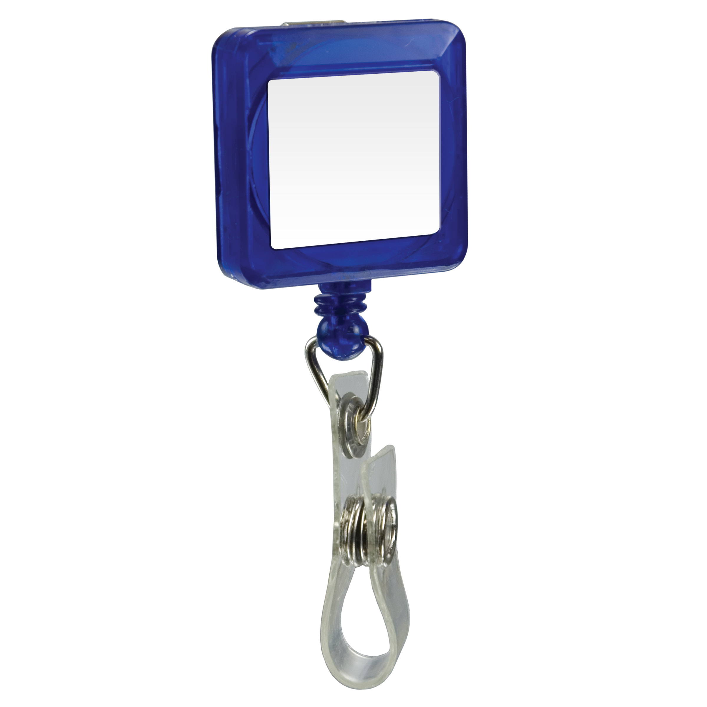 Domed Retractable Badge Holder (Square w/ Alligator Clip) 7