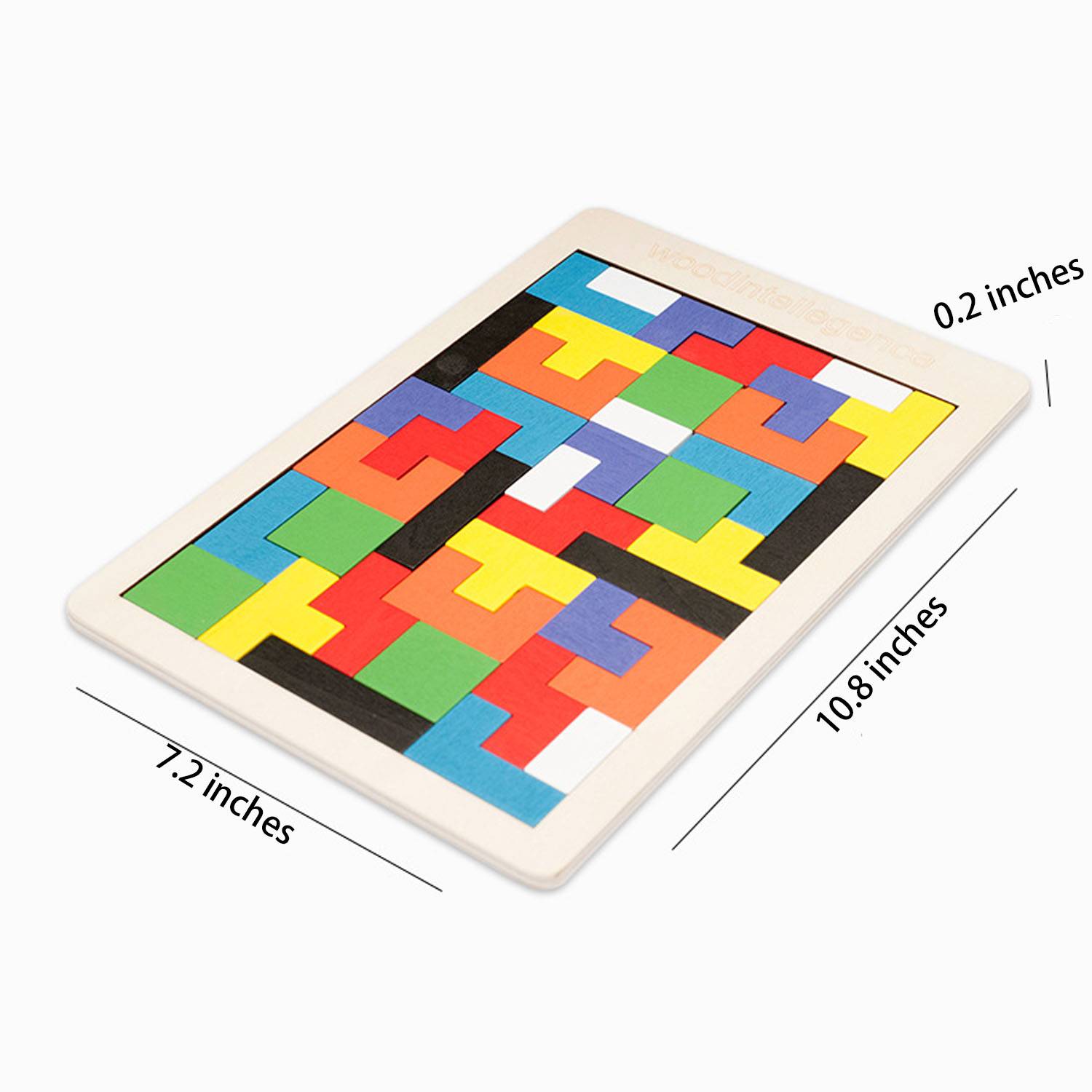 Wooden Kids Puzzles Brain Teasers Toy Educational Gift 4
