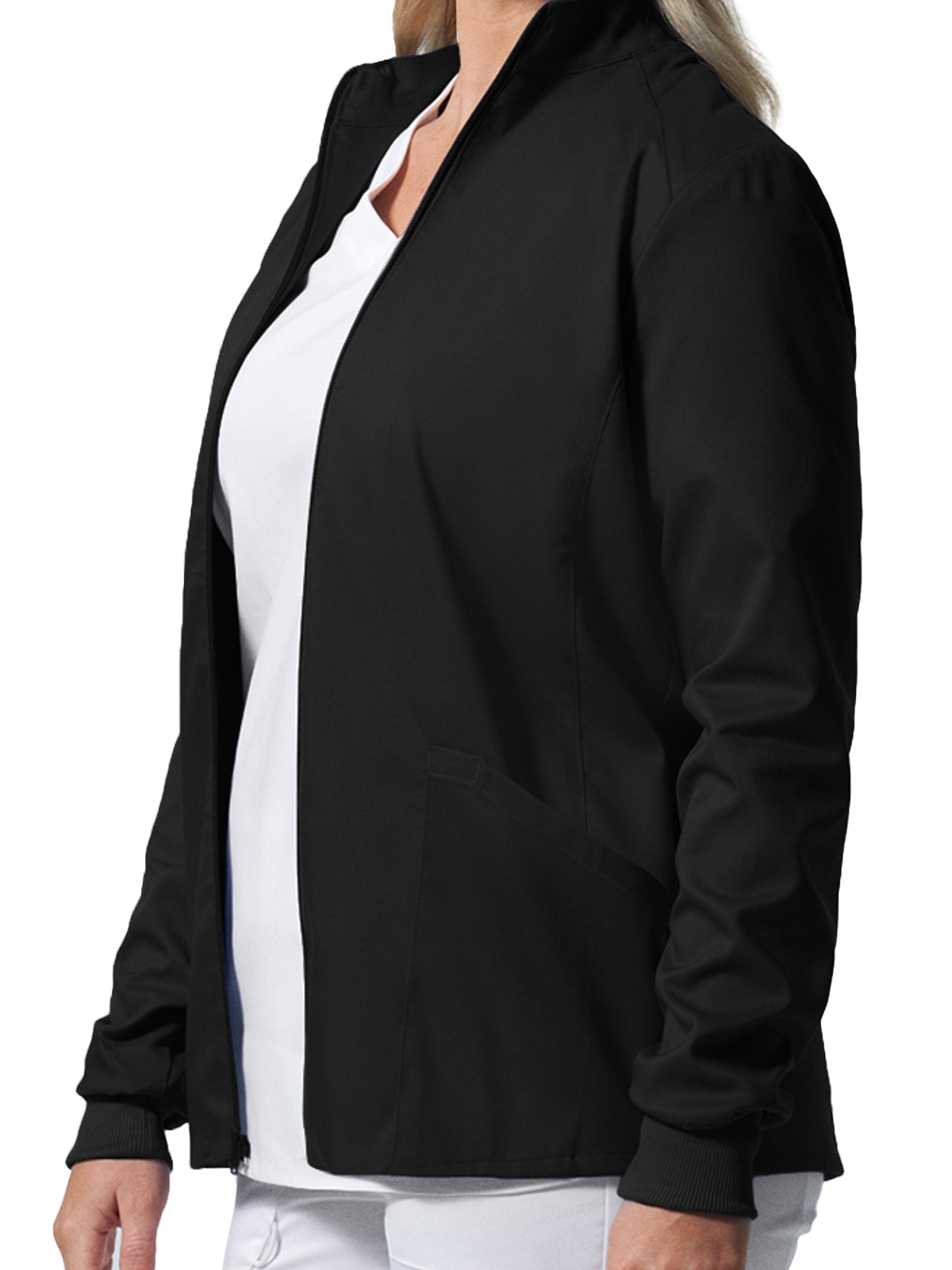 Landau - ProFlex - Women's Three-Pocket Mock Neck Zip-Front Jacket 11