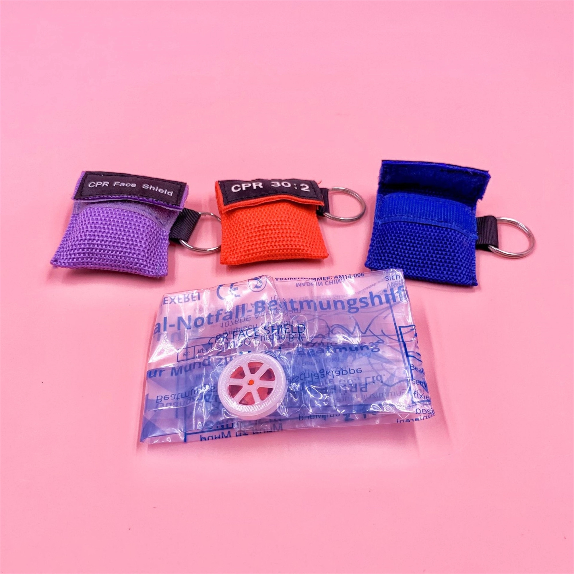 CPR Face Shield Mask Keyring 4