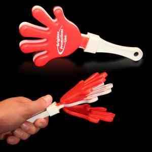 Red White & Red Hand Clapper