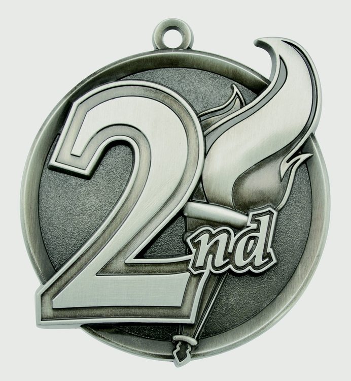 2nd Mega Medal, 2-1/4" 2