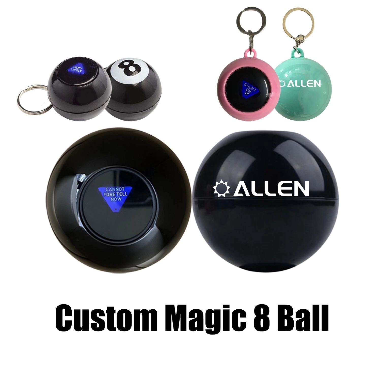 Magic 8 Ball Keychain 1