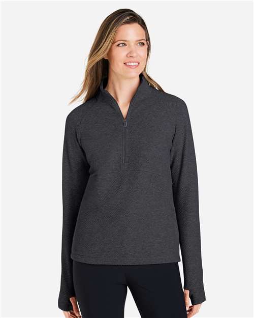 Women's Spirit Textured Quarter-Zip Pullover - NE725W 17