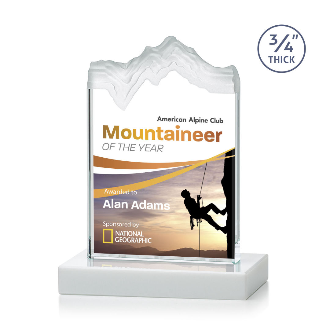 Kilimanjaro VividPrint™ Award - White 6
