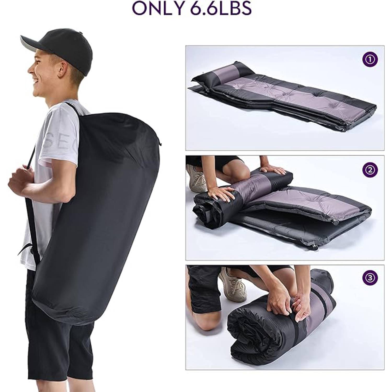 Automatic Inflatable Air Mattress W/ Pump And Plug 3