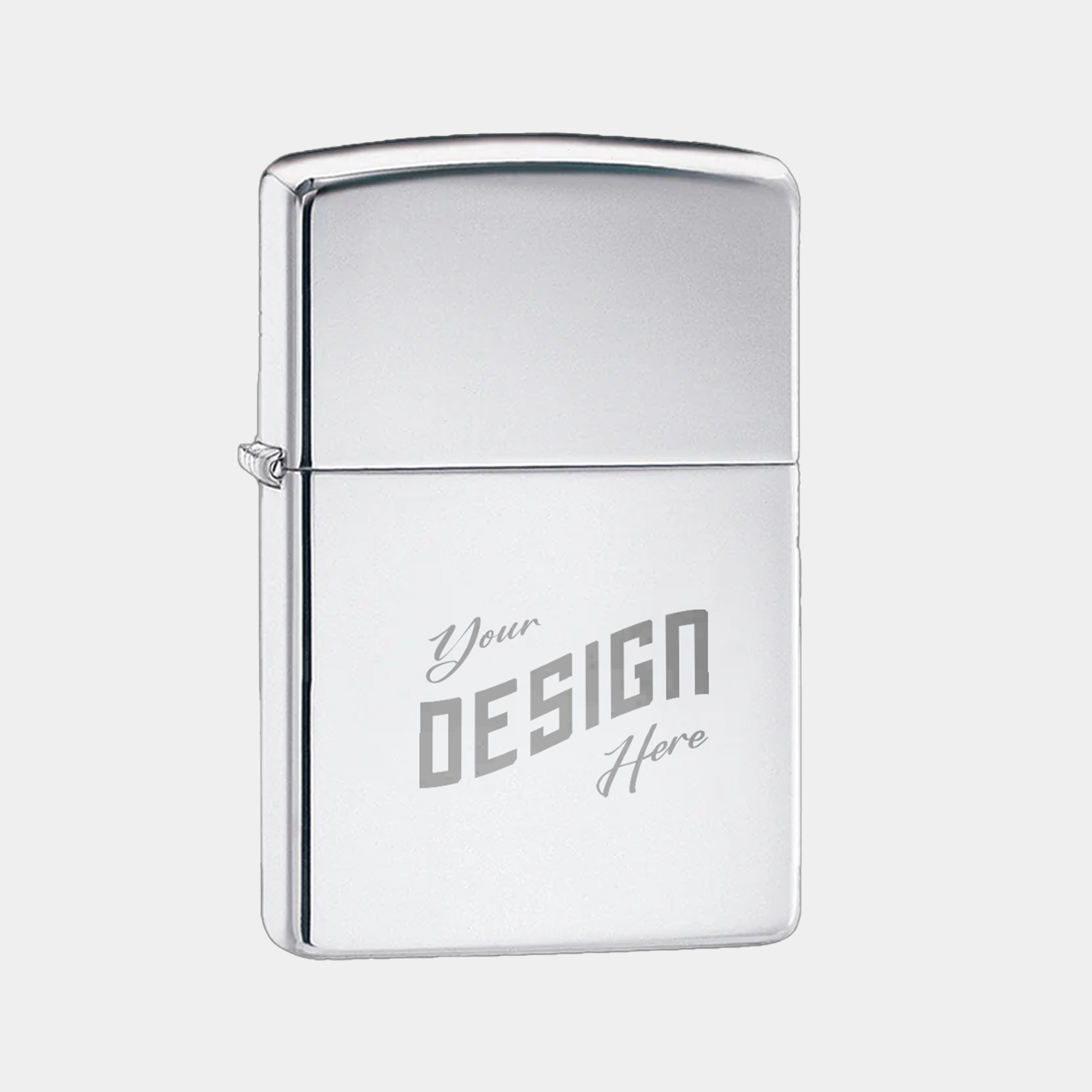 Zippo® USA-Made Windproof Classic High Polish Chrome Lighter 1