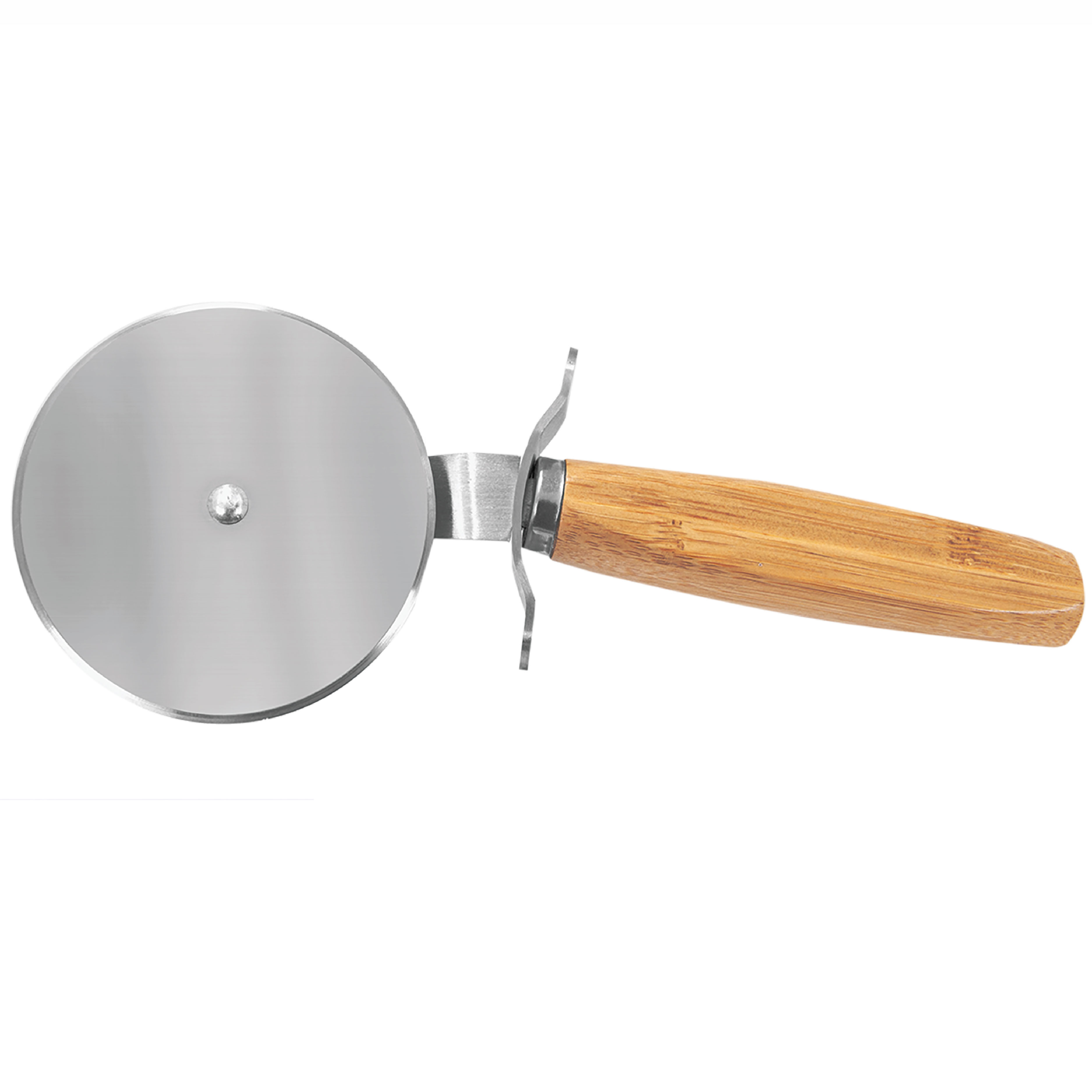 9 1/4" Bamboo Pizza Cutter 2