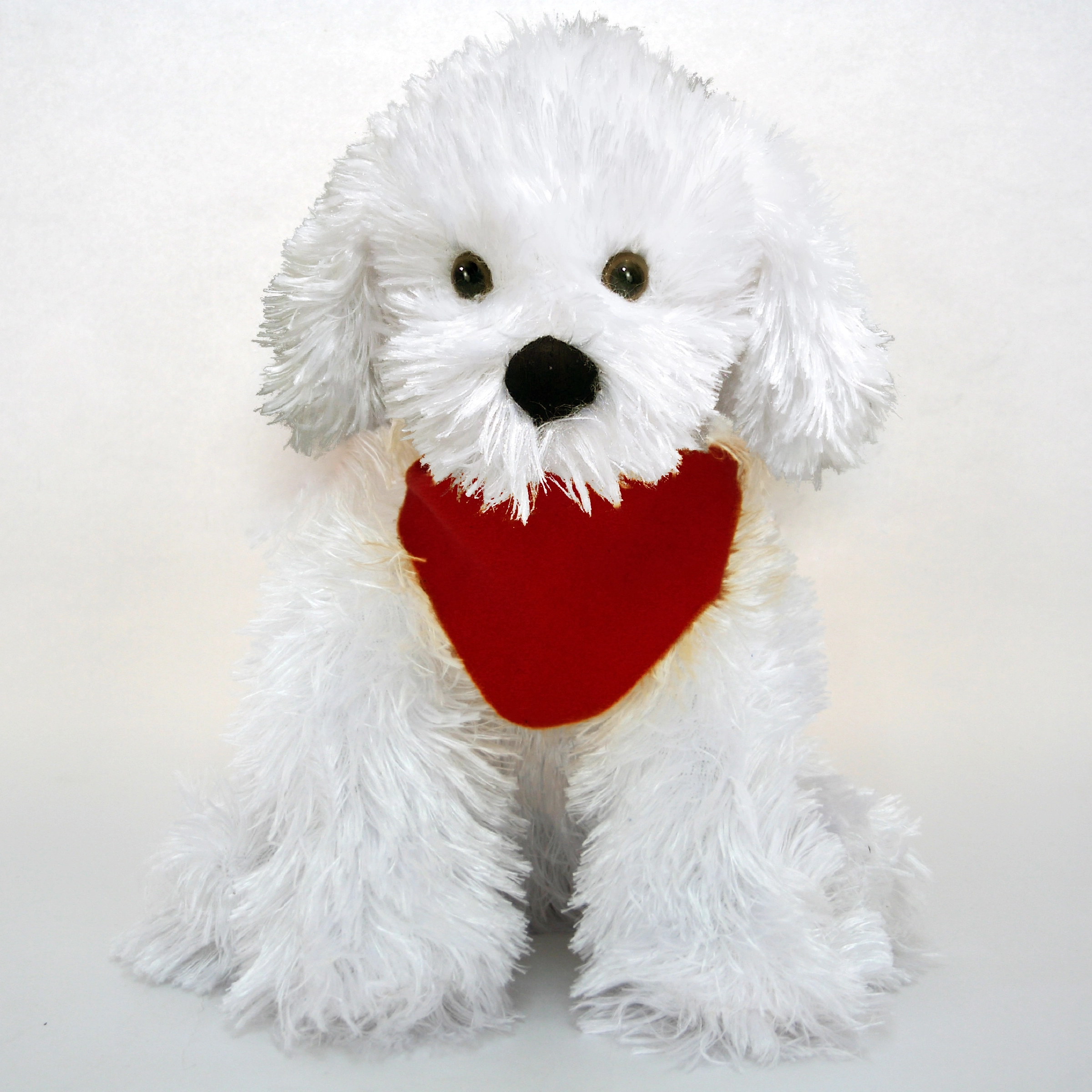 9" White Shaggy Dog 5