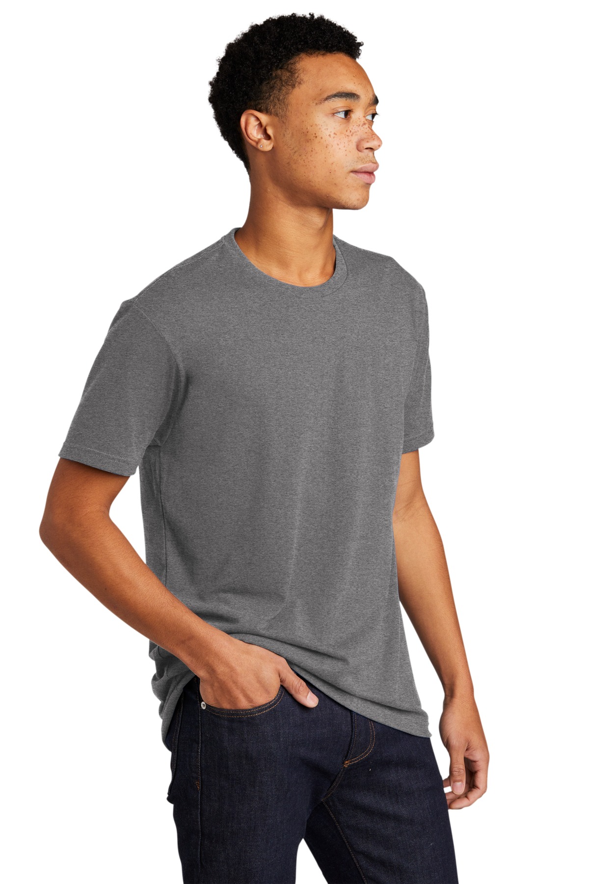 Next Level Apparel Adult CVC Sueded Tee. NL6410 2