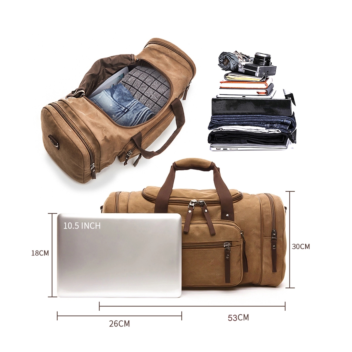 Canvas Duffel Bags for Travel 3