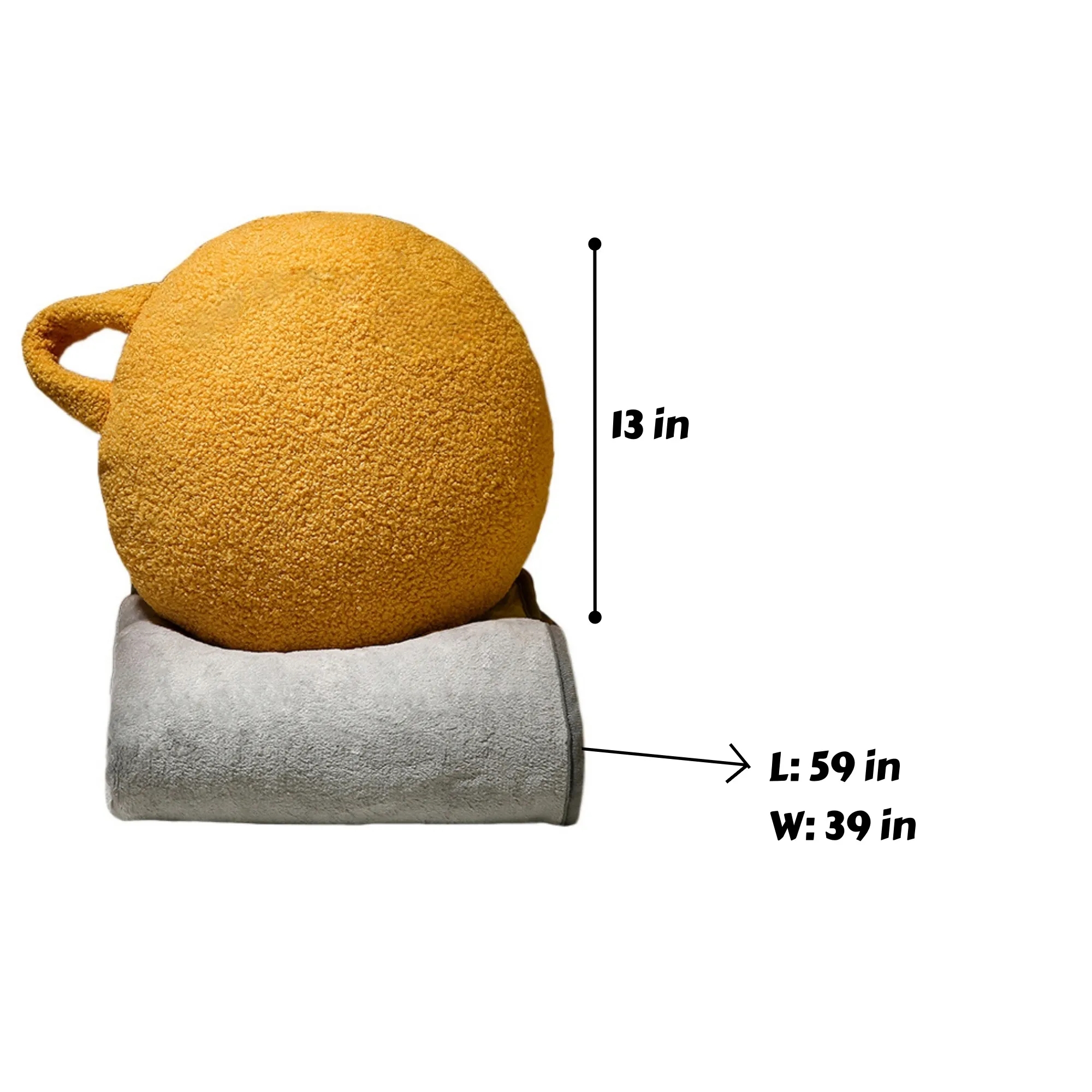 2 in 1 Pillow Blanket Office Car Nap 2