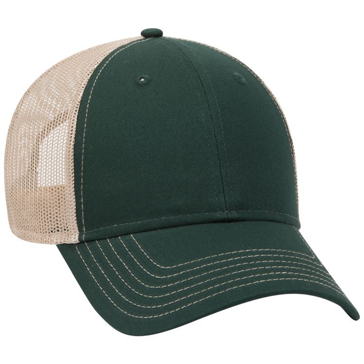 OTTO CAP® 6 Panel Low Profile Mesh Back Trucker Hat 65