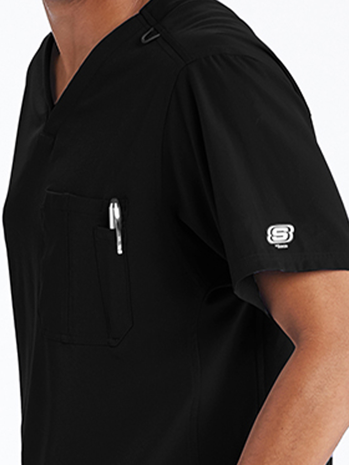 Skechers - Men's One-Pocket V-Neck Structure Scrub Top 11