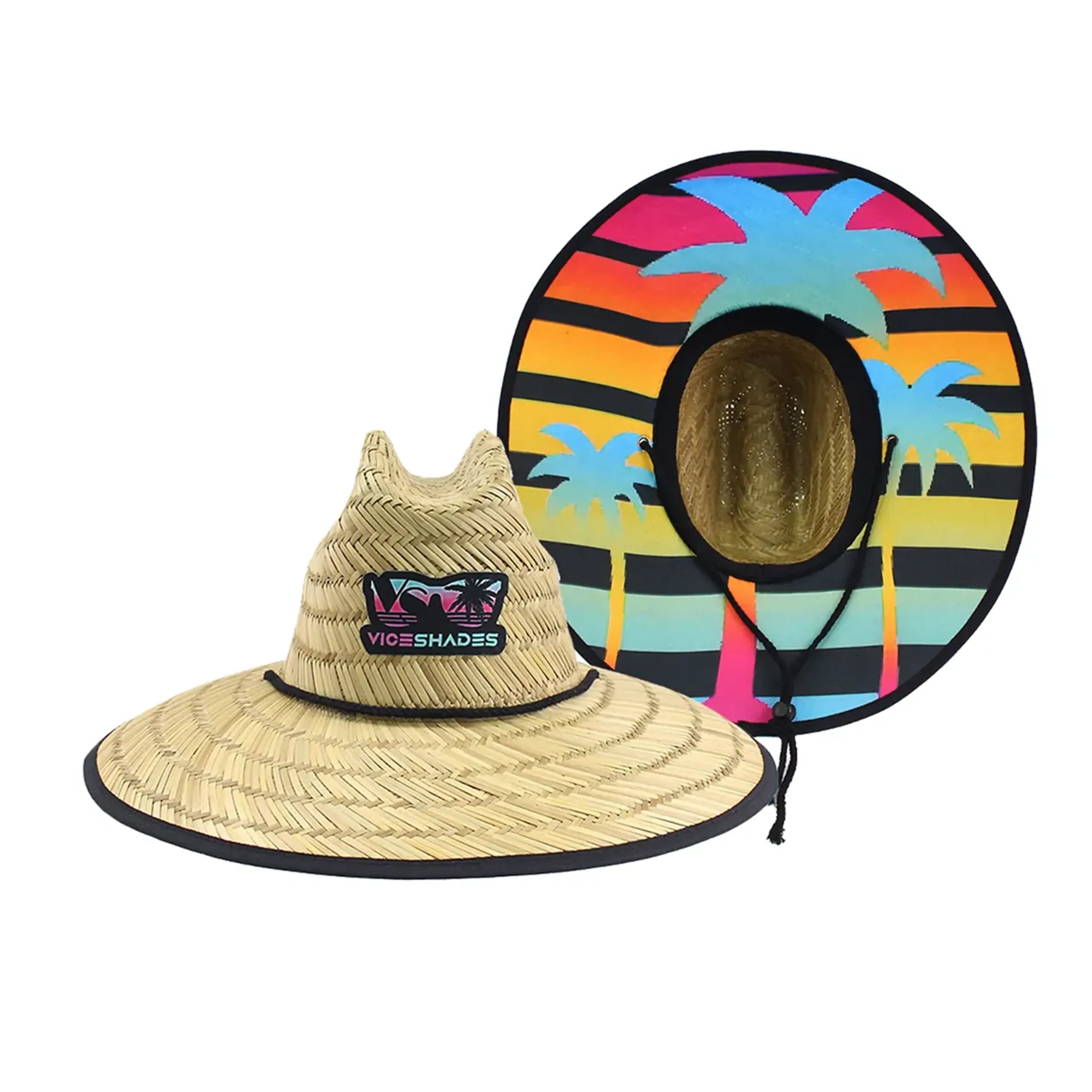 Embroidered Lifeguard Straw Hat 5
