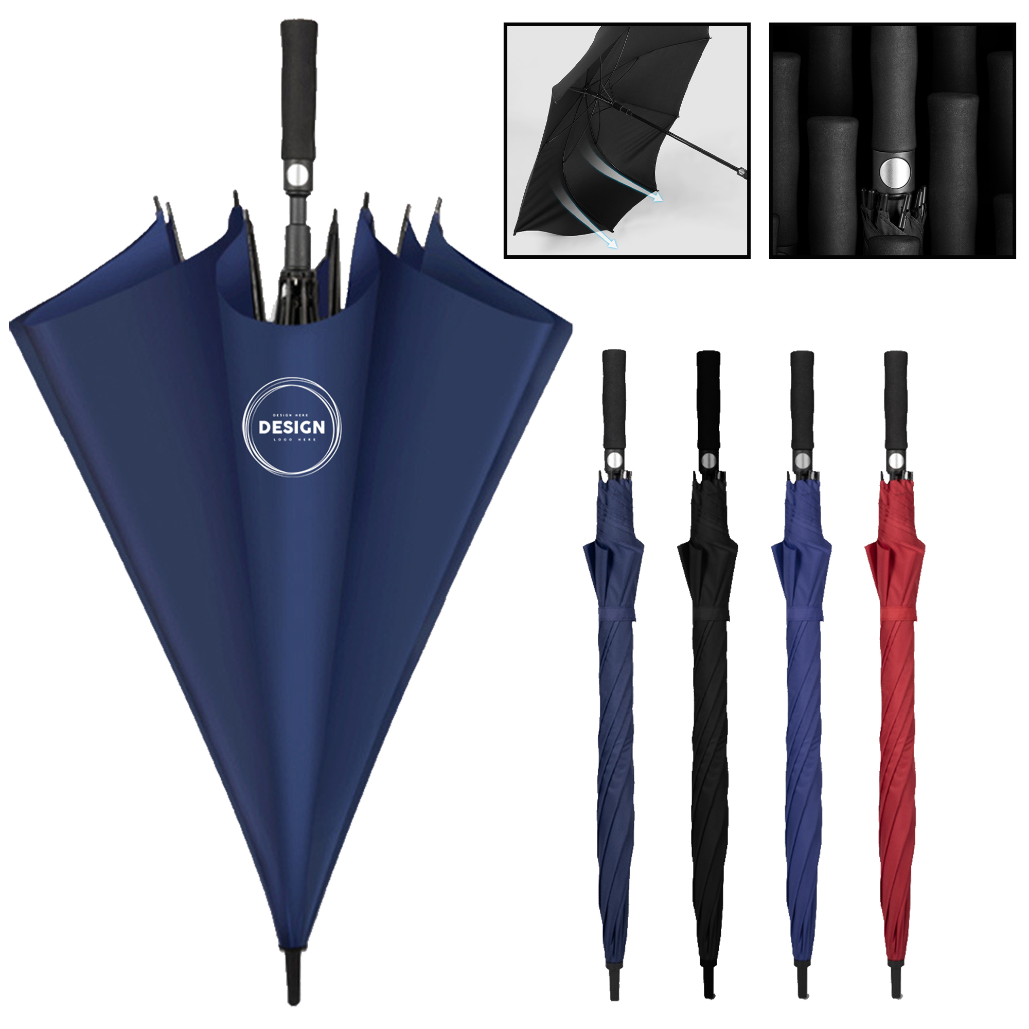 Lightweight and Compact Golf Umbrella 2