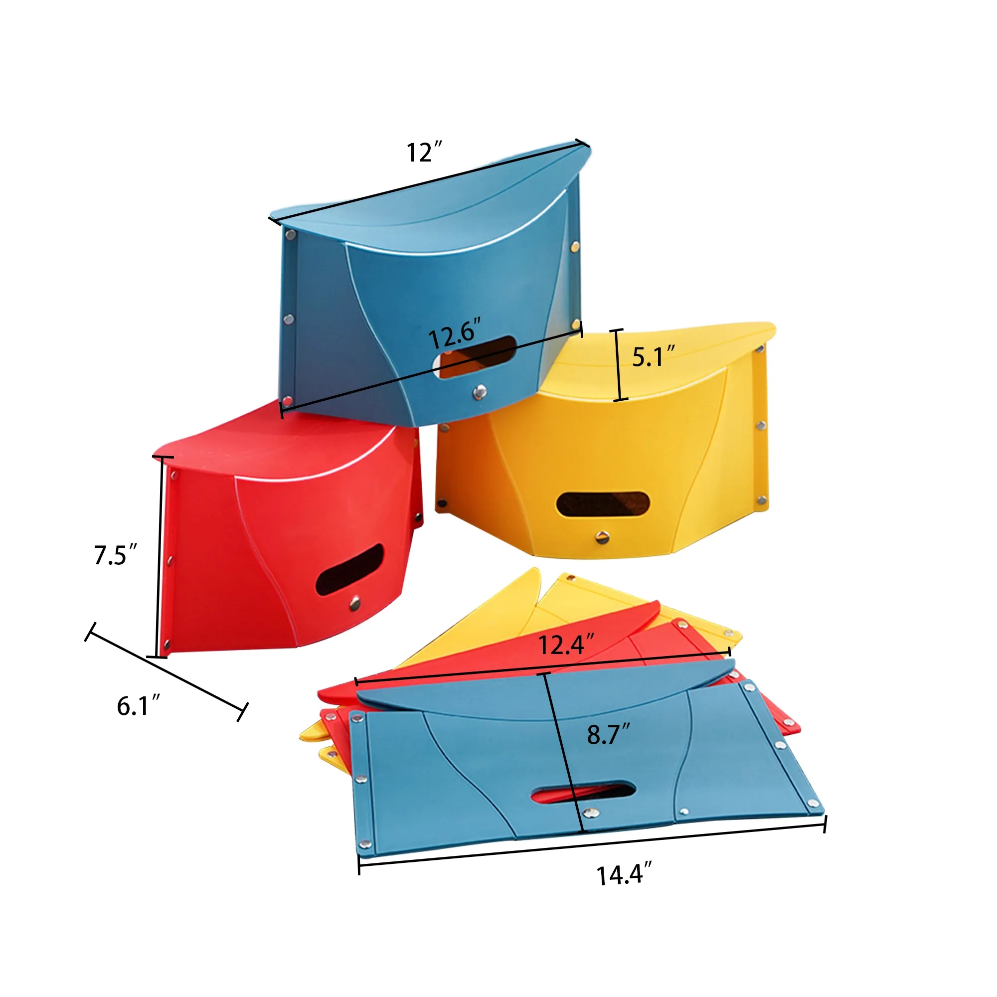 Multifunction Outdoor Portable Thin Sheet Foldin Stool 4