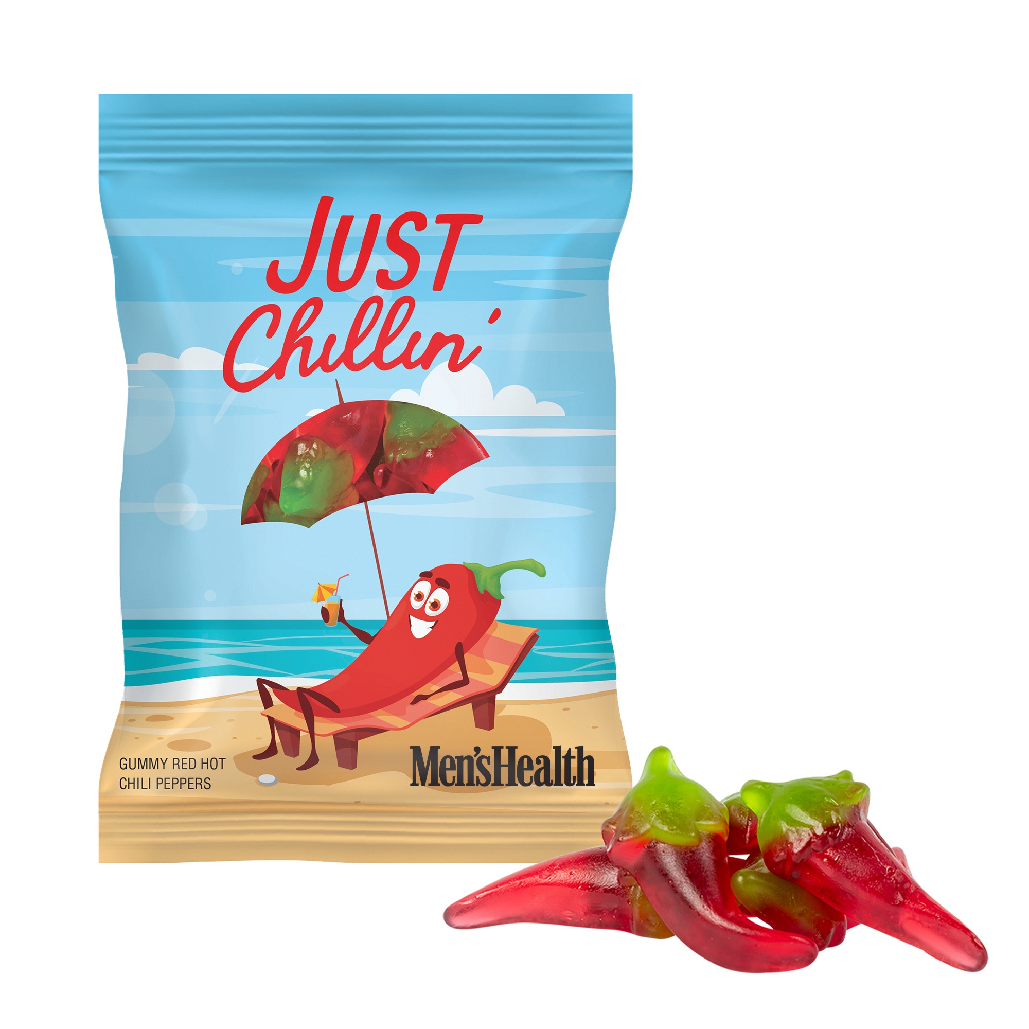4 oz. Full Color Digibag™ with Red Hot Chili Pepper Gummies 1